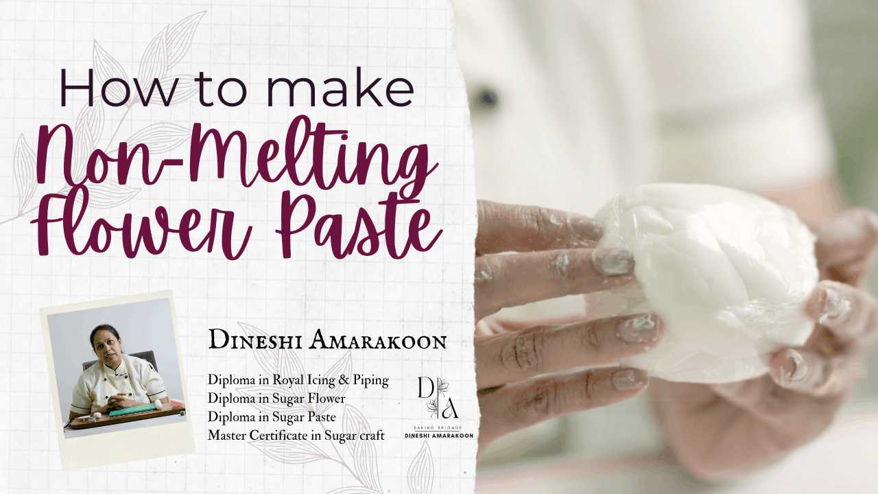 How To Make non-Melting Flower Paste