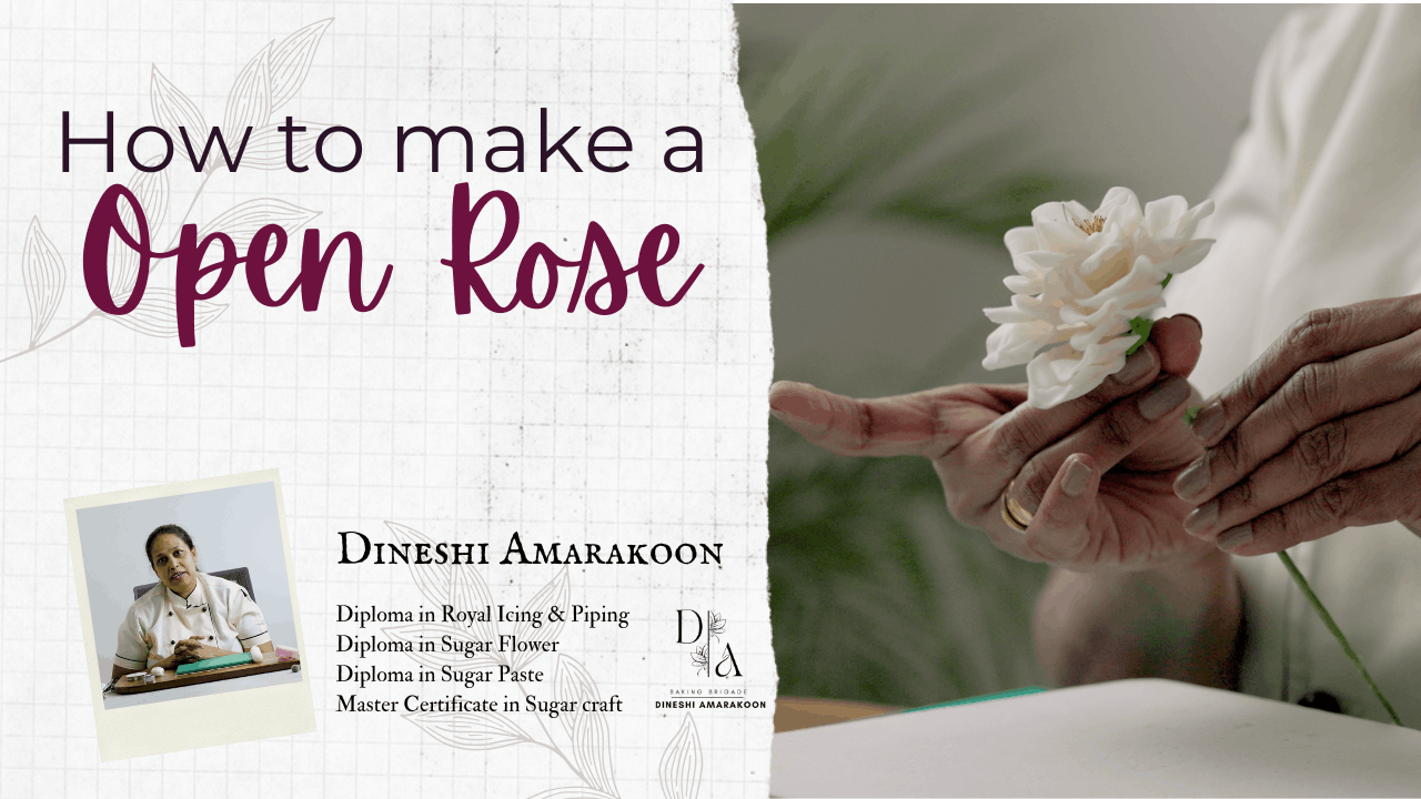 How To Make a Open Rose