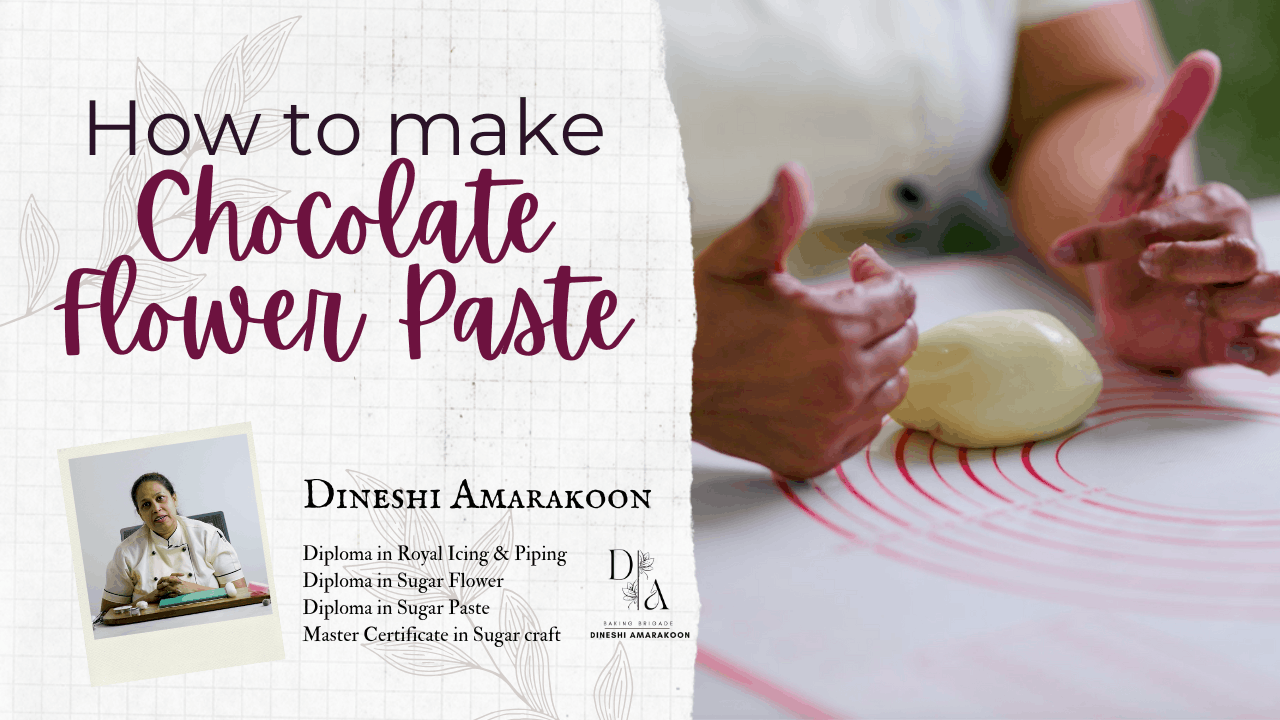 How To Make Chocolate Flower Paste