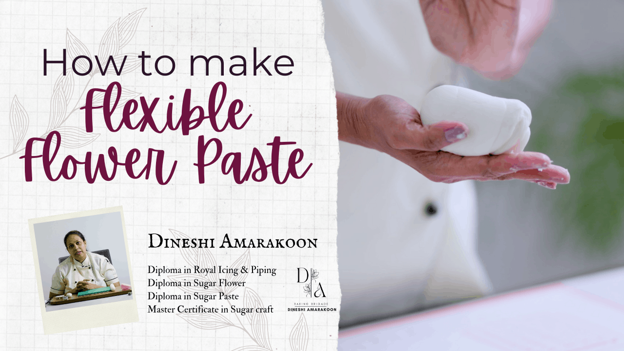 How To Make Flexible Flower Paste